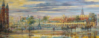 Panorama rynku krakowskiego